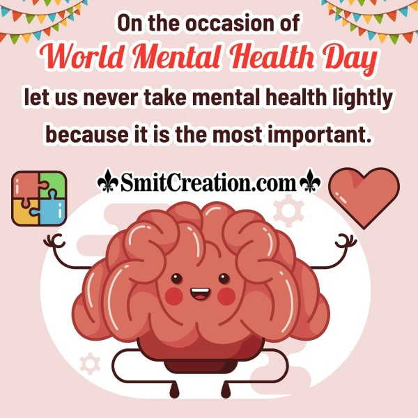 World Mental Health Day Message Photo