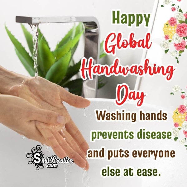 Global Handwashing day Quotes, Messages, Slogans, Wishes Images