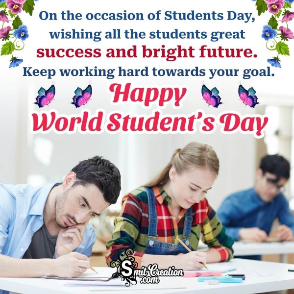 Happy World Student’s Day Message Picture