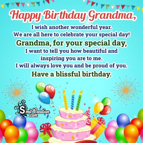 Happy Birthday Grandmaa Wish Pic