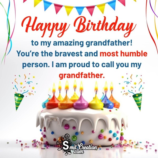 Happy Birthday Grandpa Quote Pic