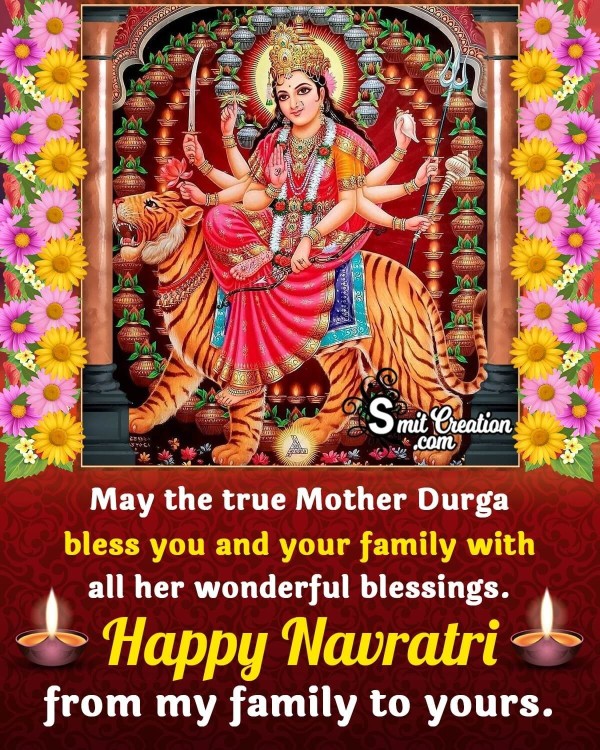 Happy Navratri Blessing Pic