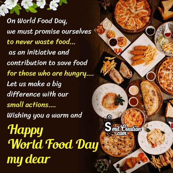 Happy World Food Day Greeting Pic
