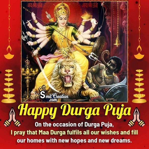 Happy Durga Puja Wish Photo