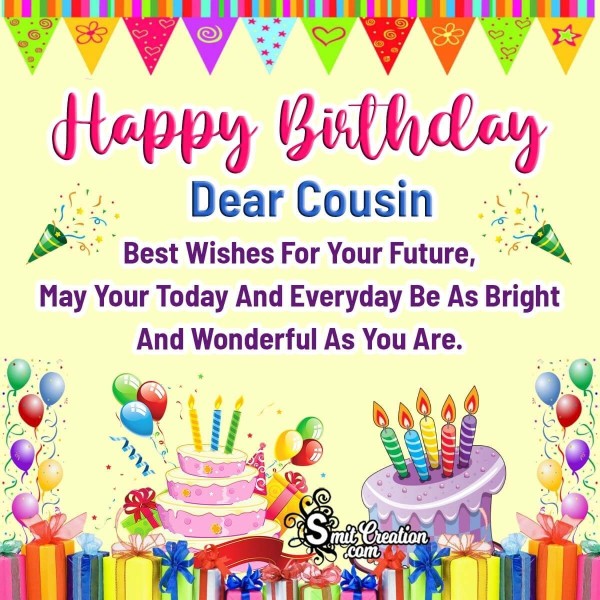 Happy Birthday Cousin Blessing Image