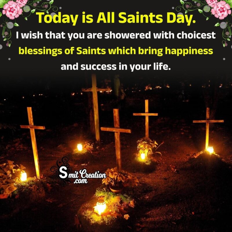 All Saints’ Day Blessings Image - SmitCreation.com