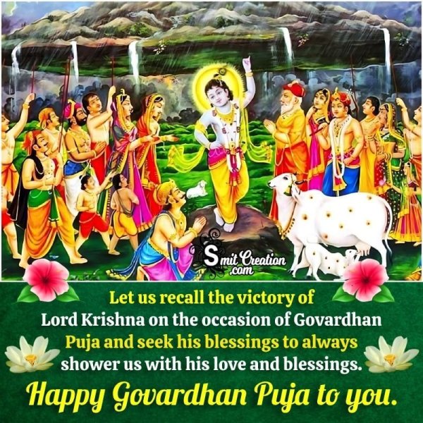 Happy Gowaardhan Puja Blessings