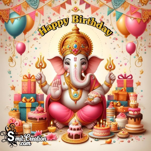 Happy Birthday Ganesh Jayanti Status Photo