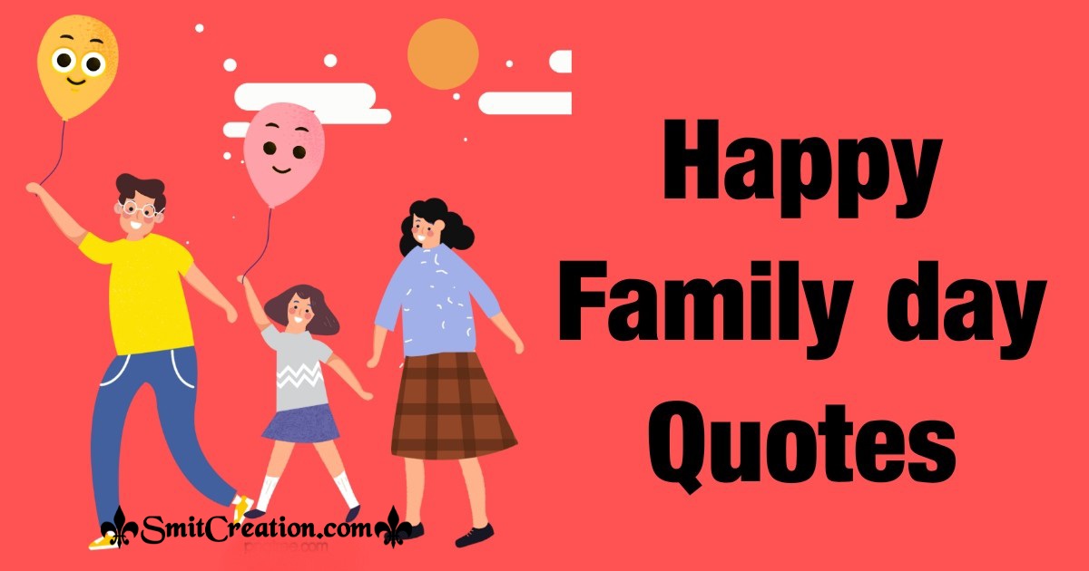 Happy Family day Quotes