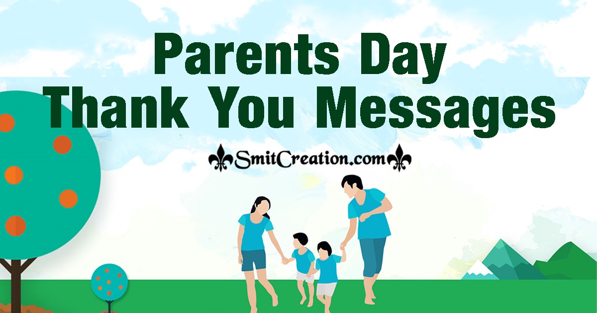 Parents Day Thank You Messages