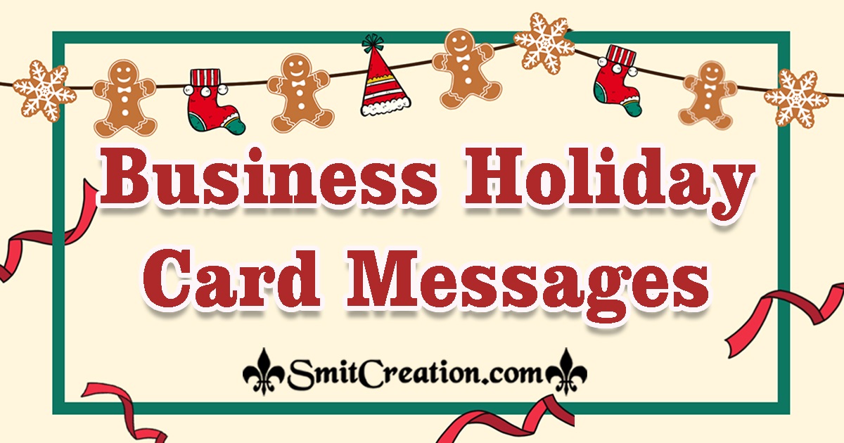 Business Holiday Card Messages