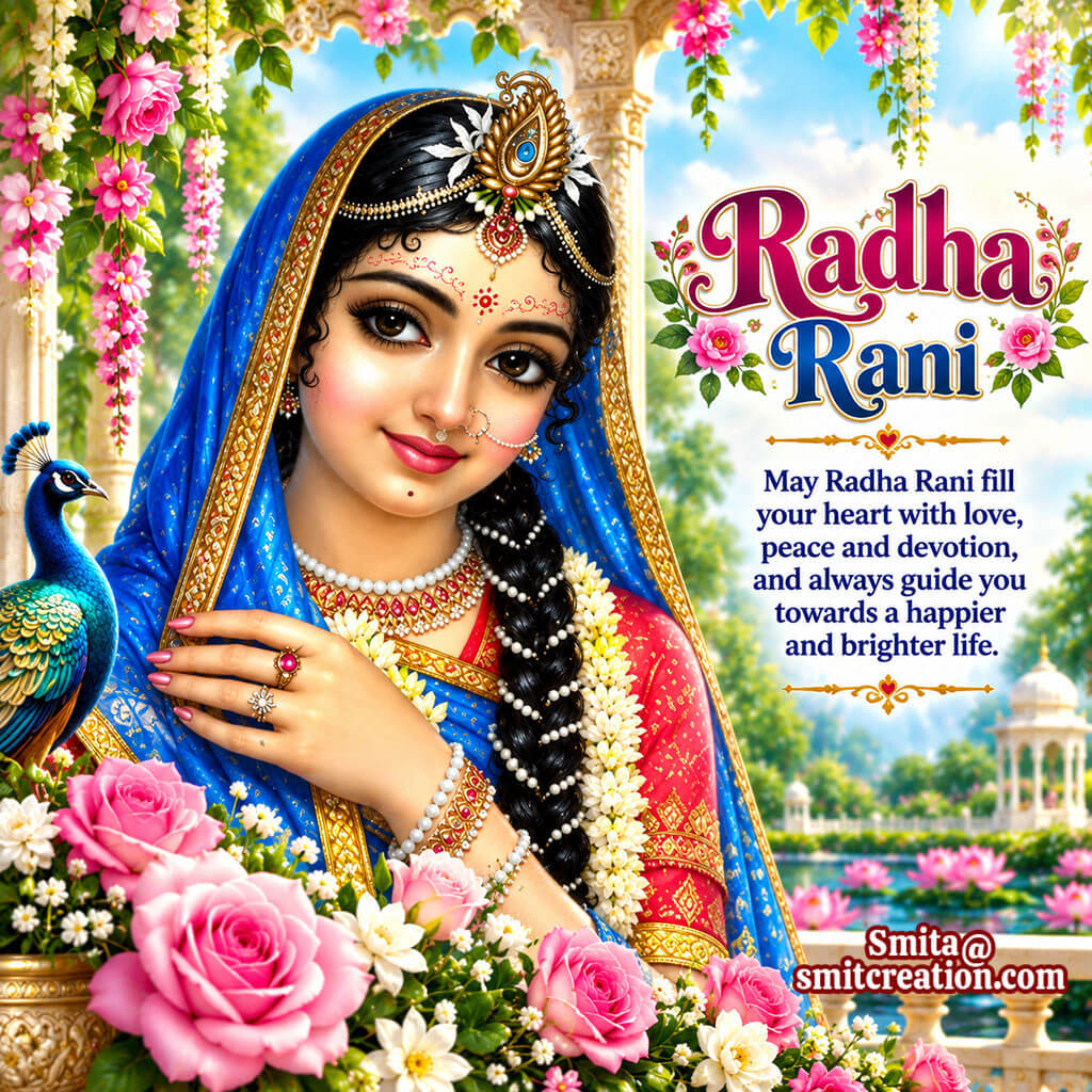 Radha Ashtami Love Peace Message