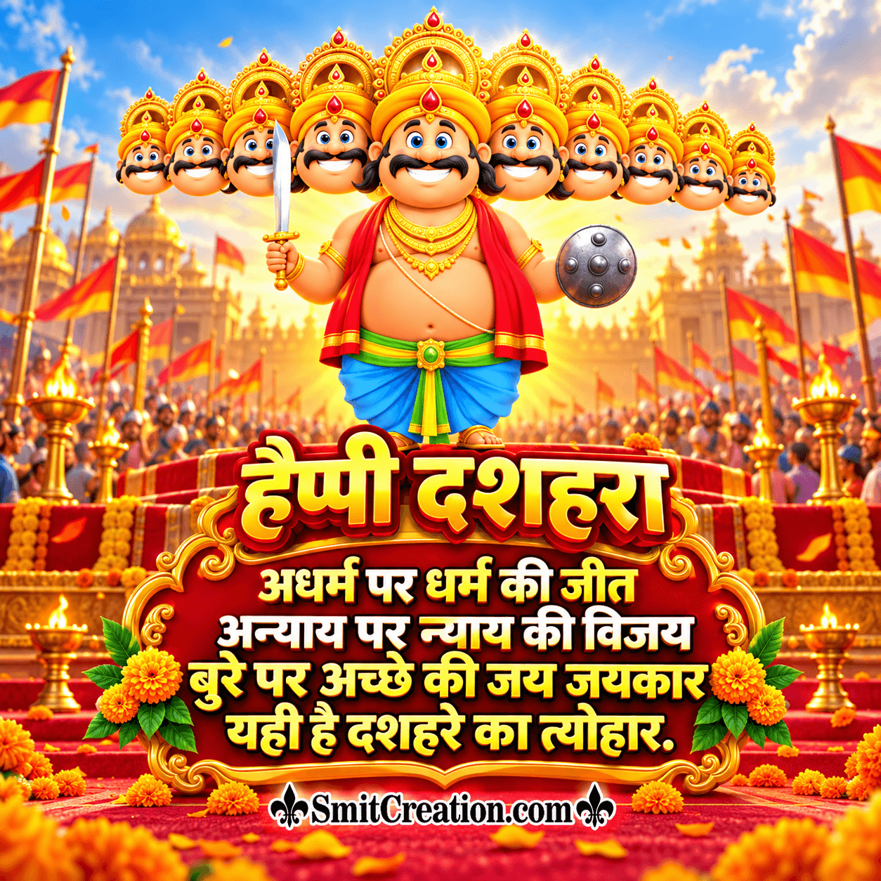 Happy Dussehra Quote In Hindi