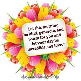 Good Morning Flowers Images With Messages