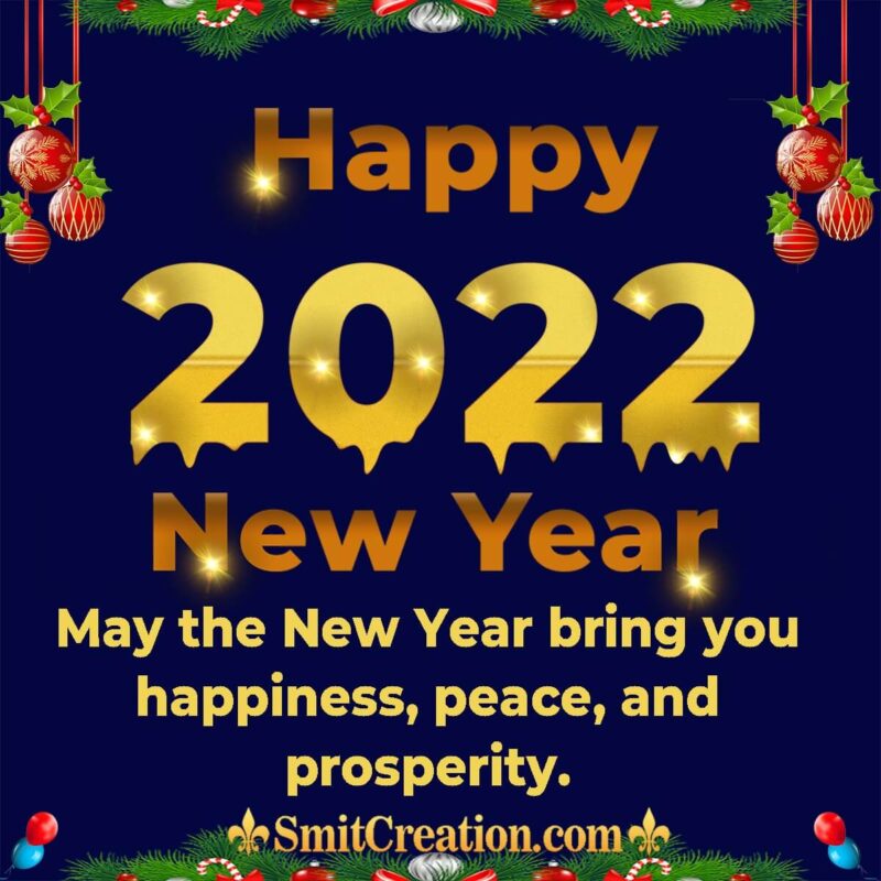 Happy New Year 2022 Wish