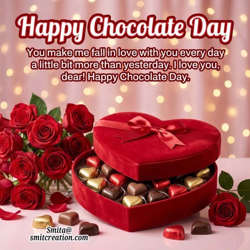 Happy Chocolate Day Dear