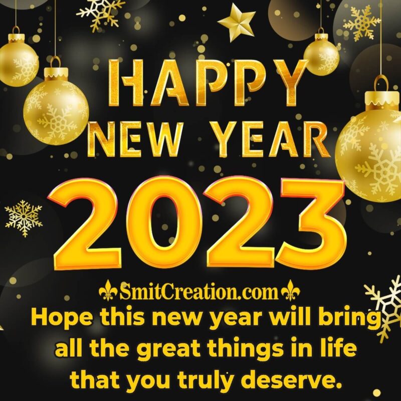A Great Happy New Year 2023