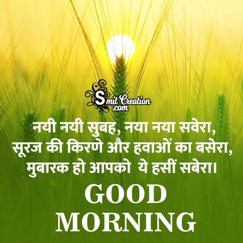 Good Morning Hindi Shayari Wish