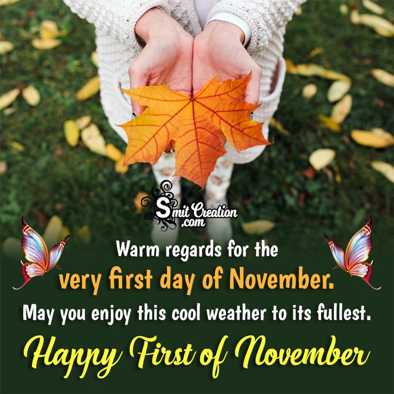 Happy First Of November Greetings