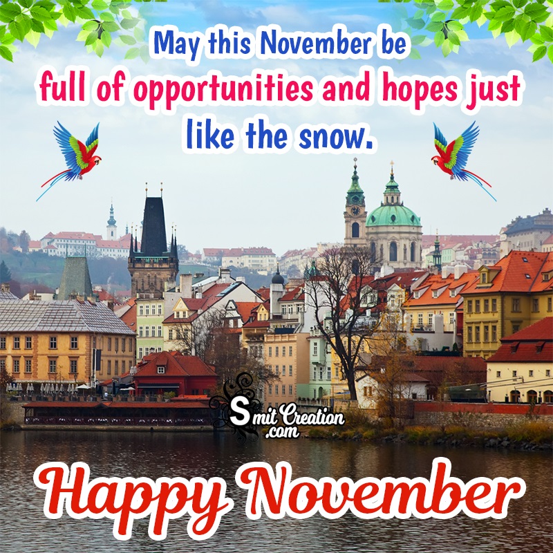 Happy November Wish Photo