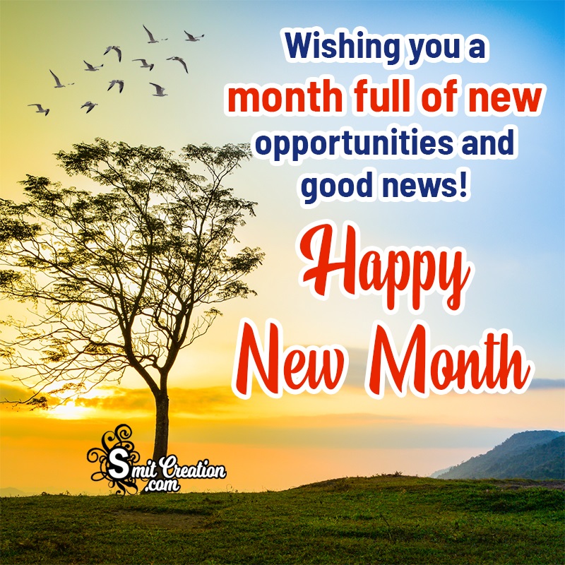 New Month Wish Pic