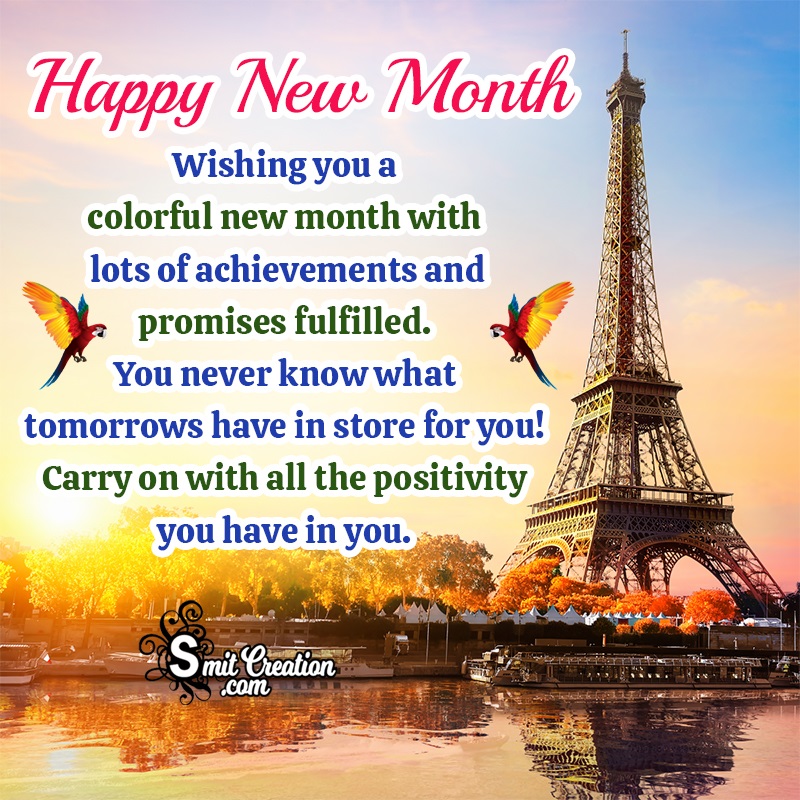 New Month Wish Picture