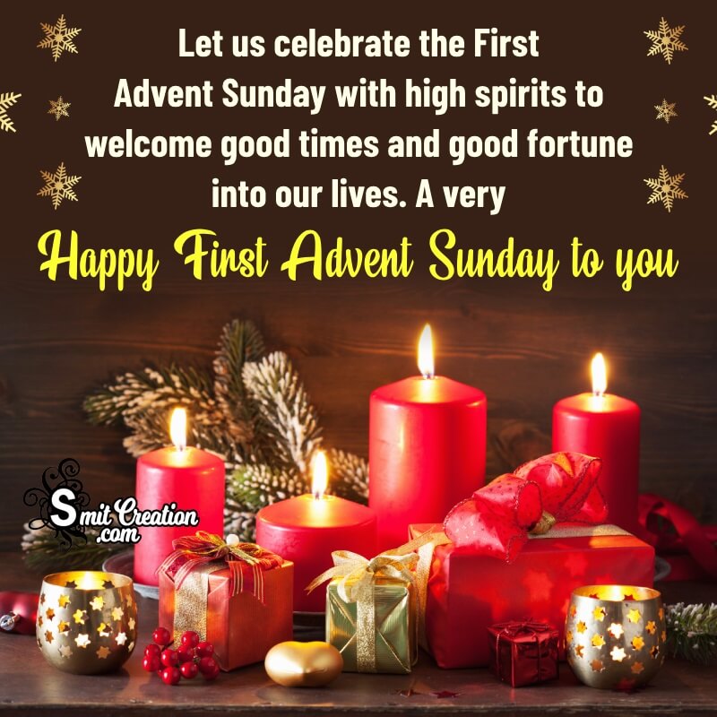 Happy First Advent Sunday Status