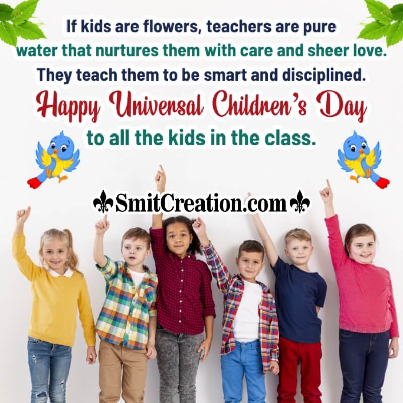 Universal Children’s Day Message From Teacher