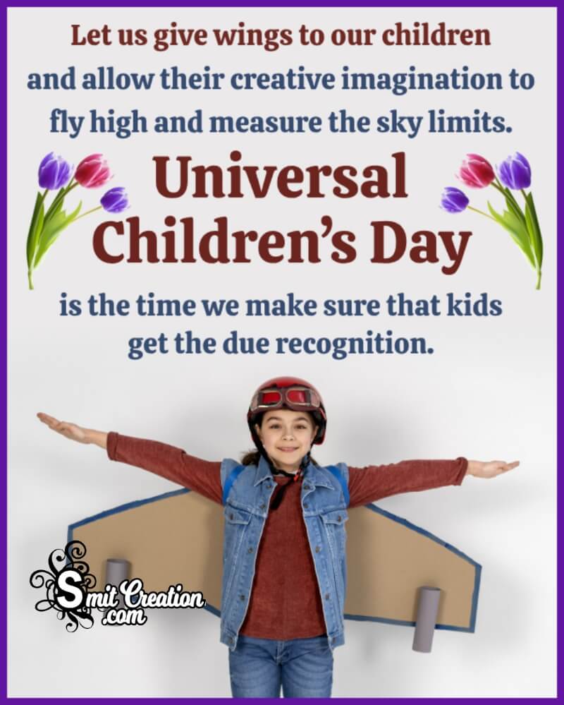 Universal Children’s Day Message