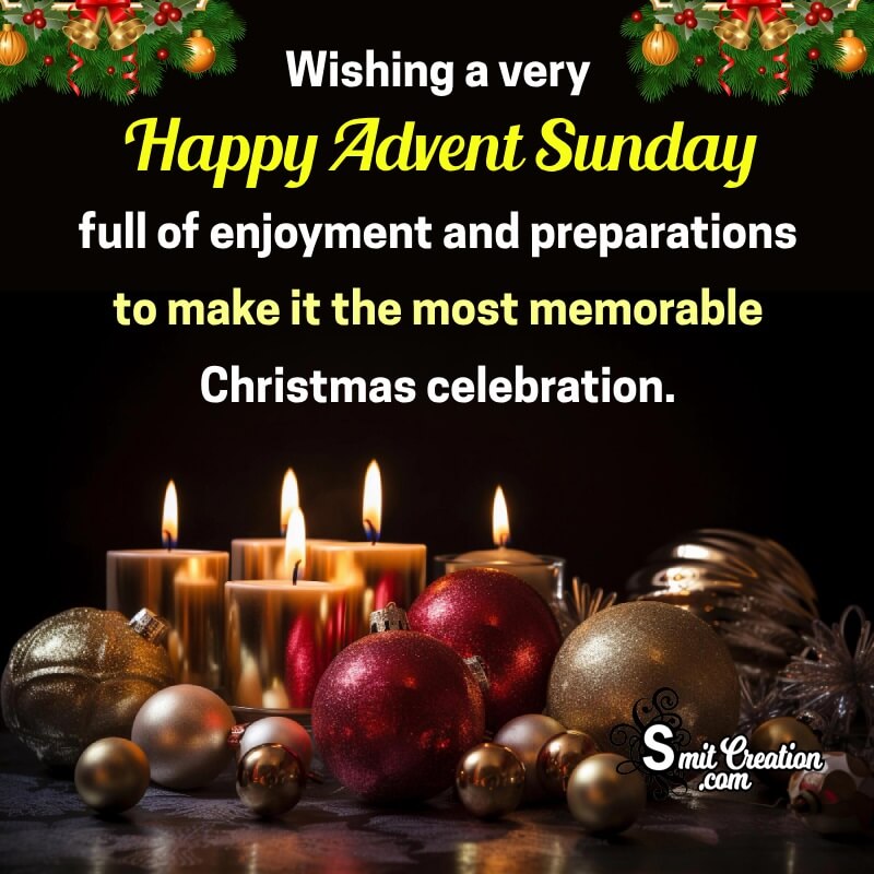 Wishing A Very Happy First Advent Sunday
