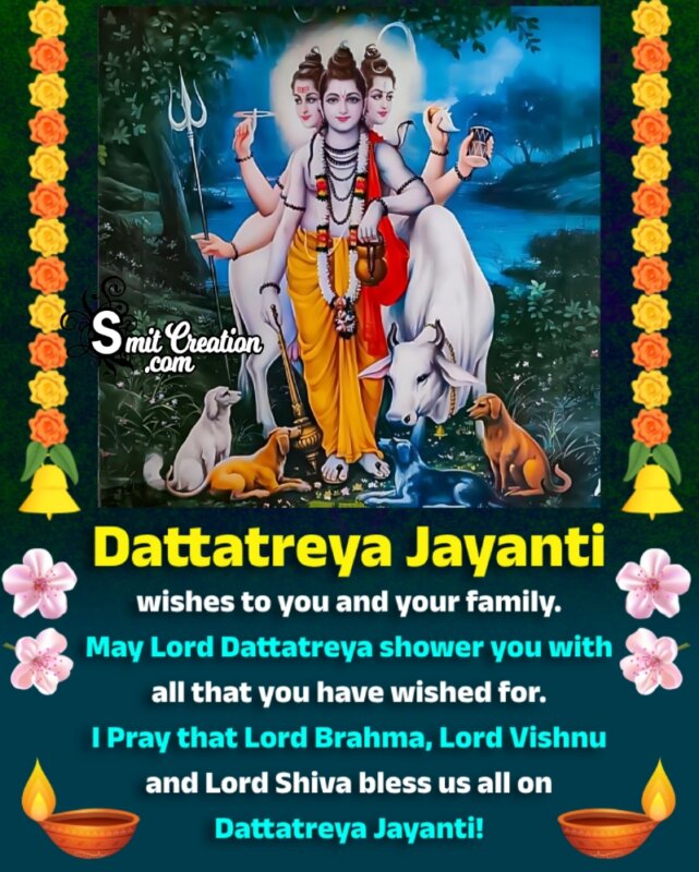 Dattatreya Jayanti Wishes, Quotes, Messages Images