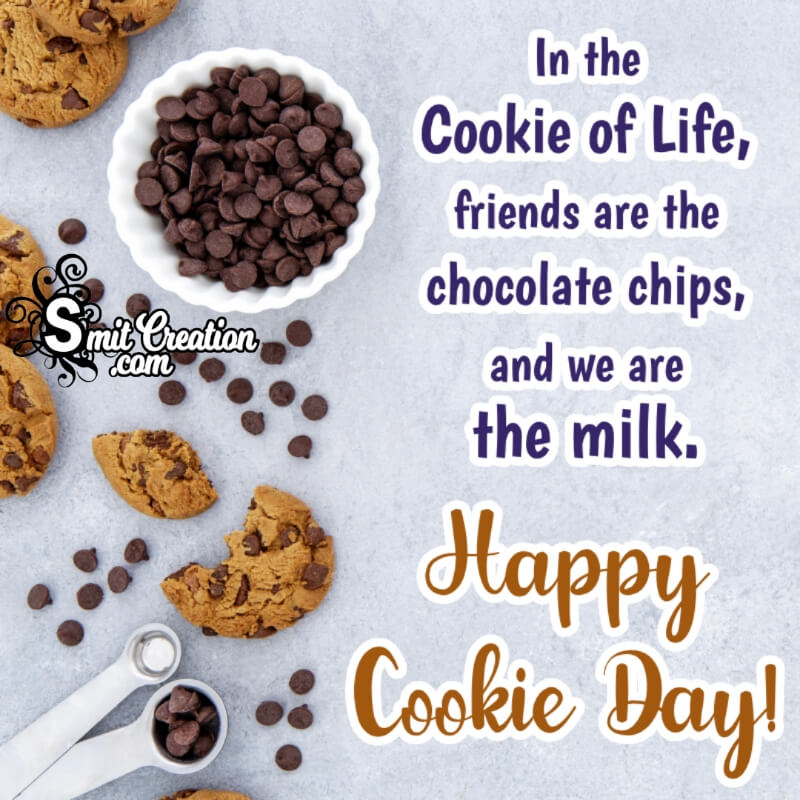 Happy Cookie Day Quote Picture