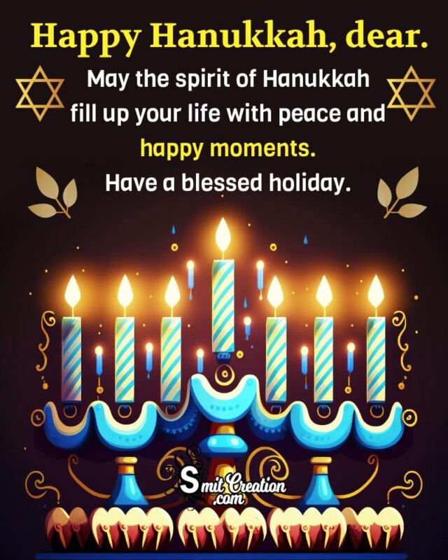 Happy Hanukkah Wish Picture