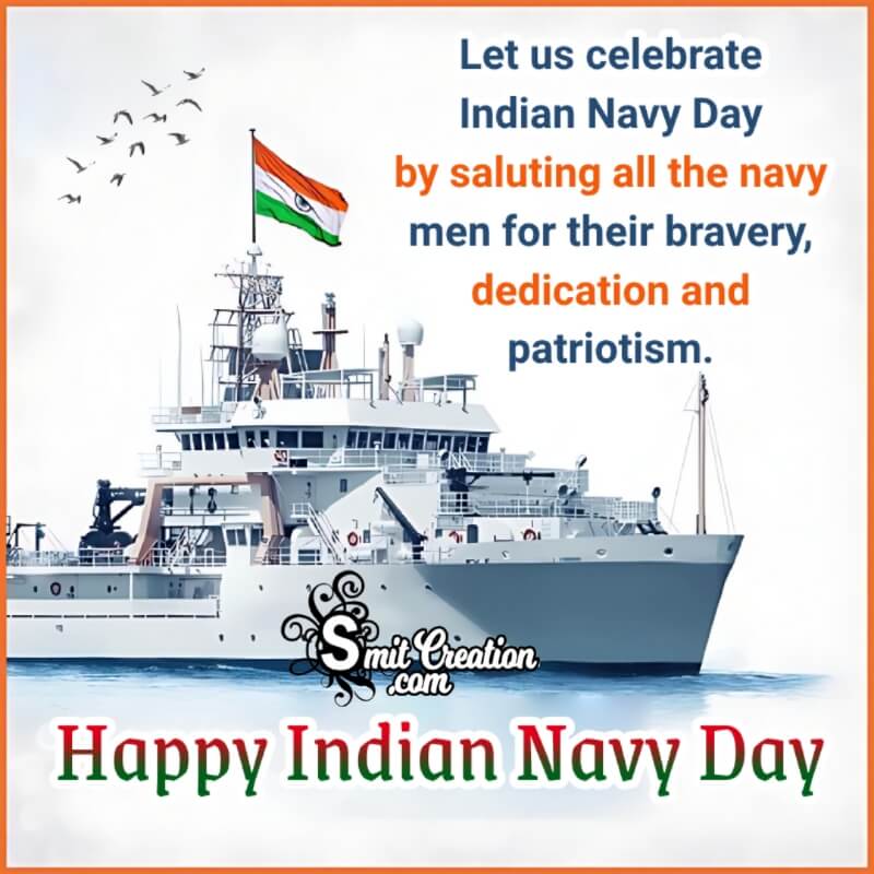 Happy Indian Navy Day Status