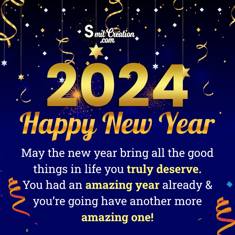 Happy New Year 2024 Message Photo