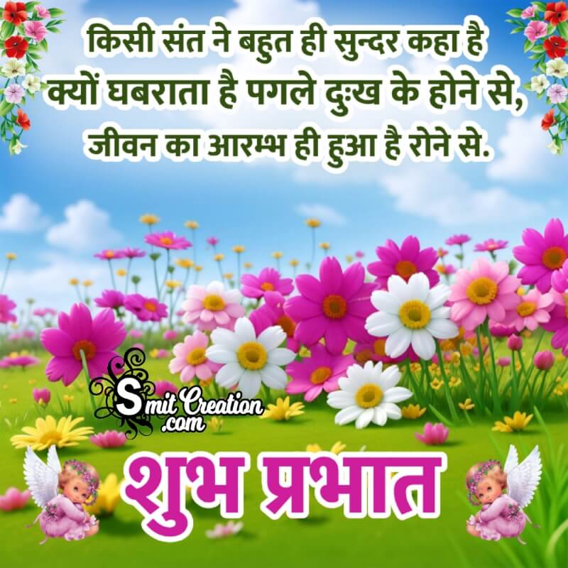 Wonderful Shubh Prabhat Hindi Message Pic
