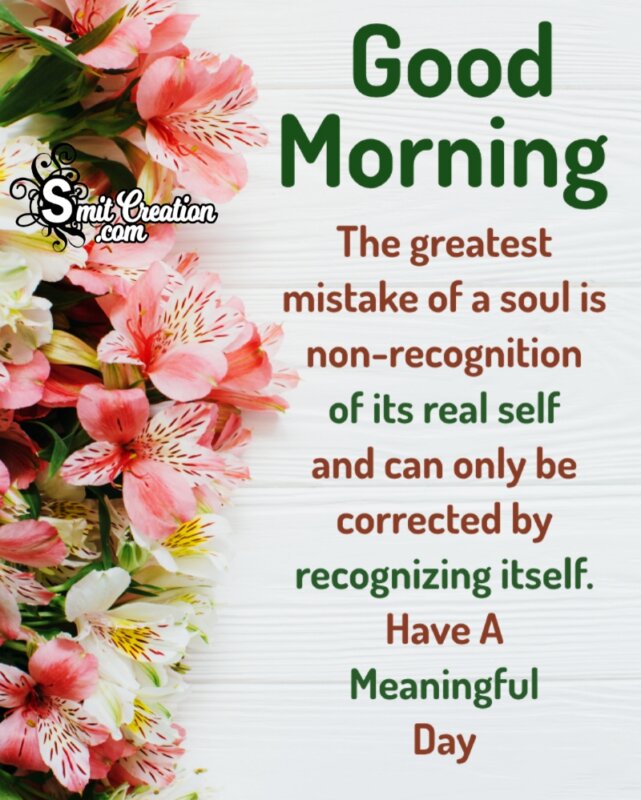 Beautiful Good Morning Inspirational Quotes With I