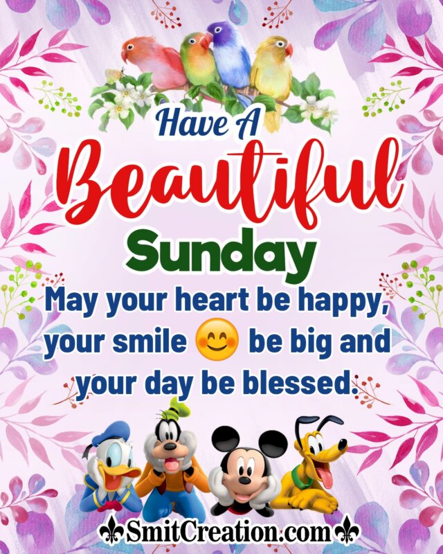 Beautiful Sunday Wish Image