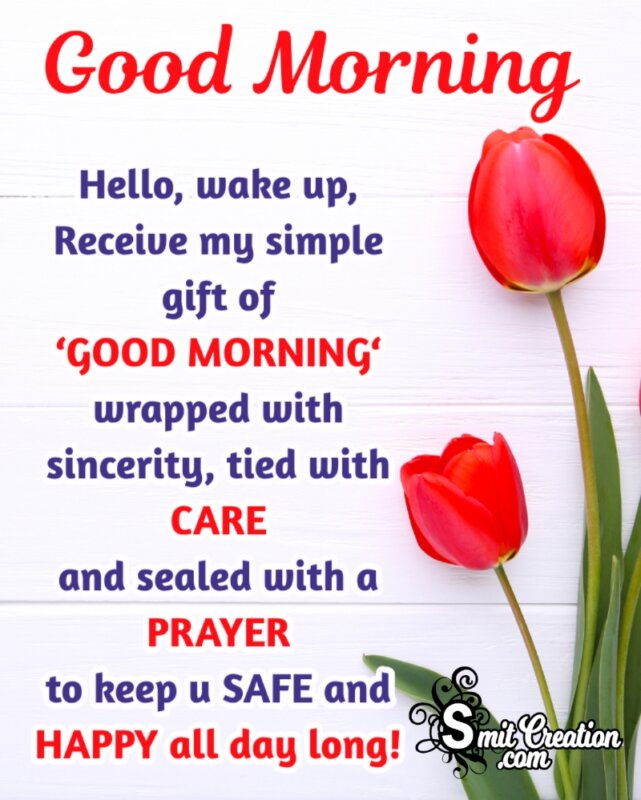 Good Morning Flowers Images With Messages