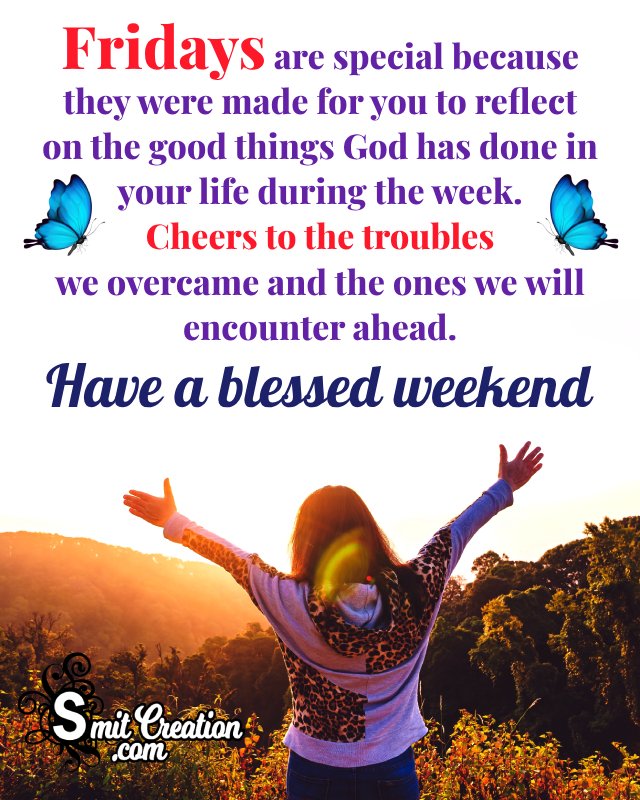 Good Morning Friday Wonderful Blessings Image