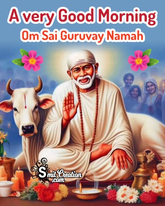 Good Morning Sai Baba Images