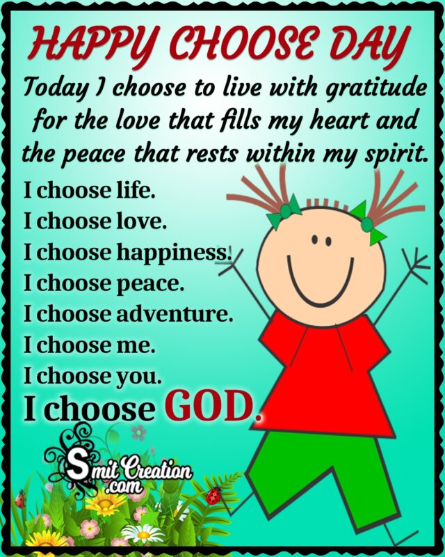 Happy Choose Day