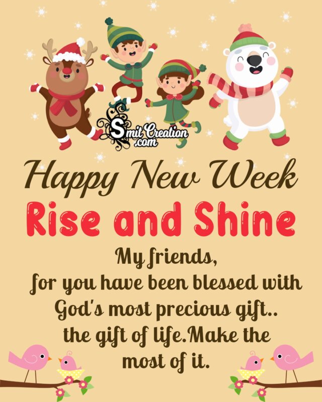 Happy New Week Image For Friends