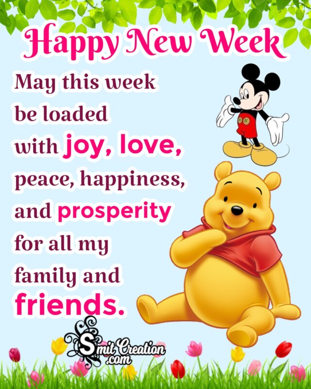 Happy New Week Wish Picture