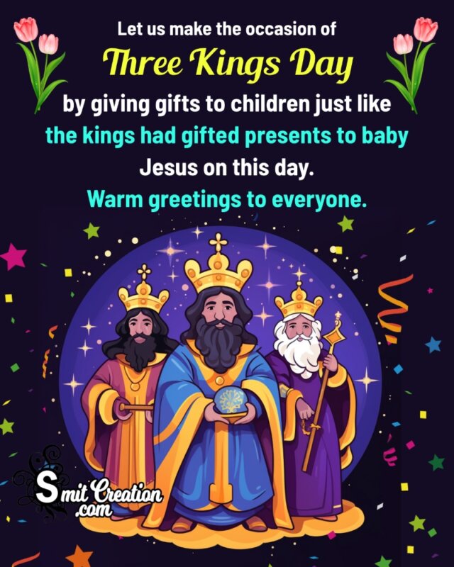 Happy Three Kings Day Greetings