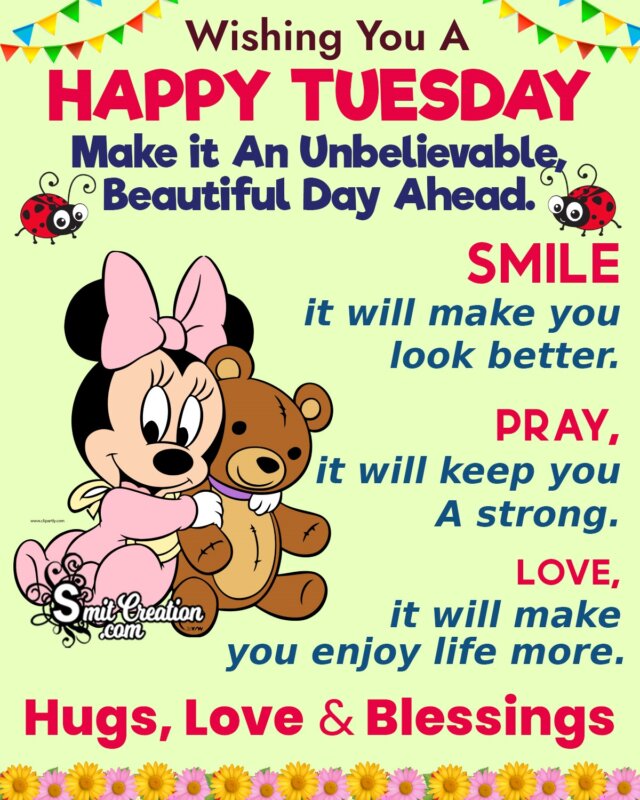 Happy Tuesday Love And Blessing Photo