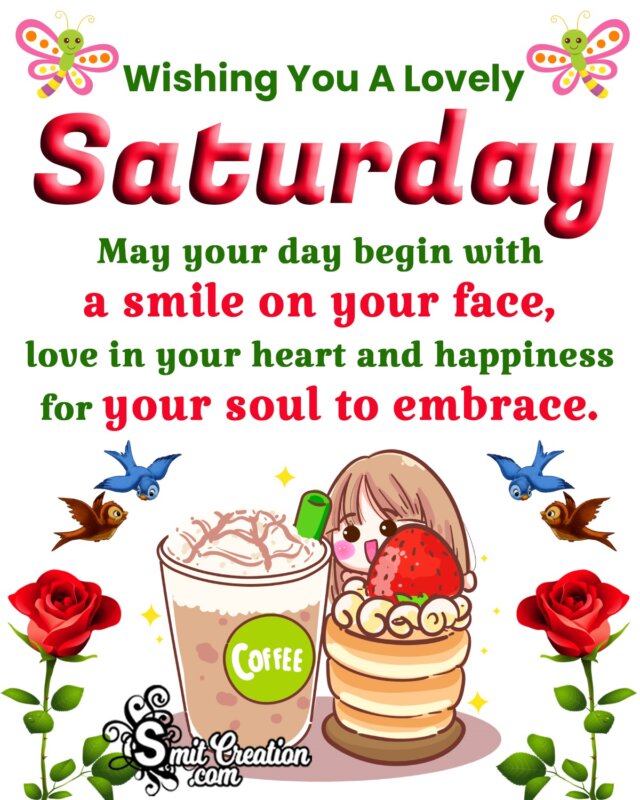 Lovely Saturday Greeting Image