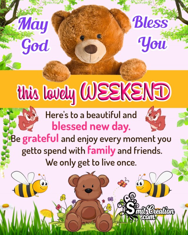 Lovely Weekend Message Photo