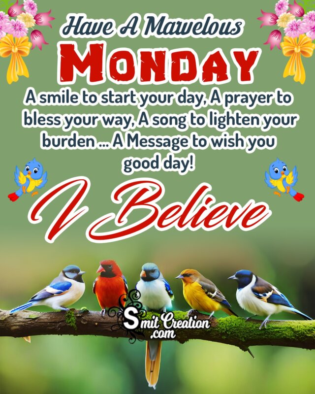 Marvelous Monday Wish Image