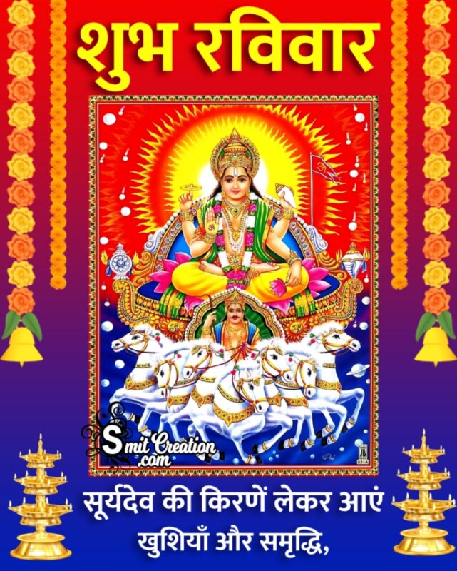 Shubh Raviwar Suryadev Wish In Hindi